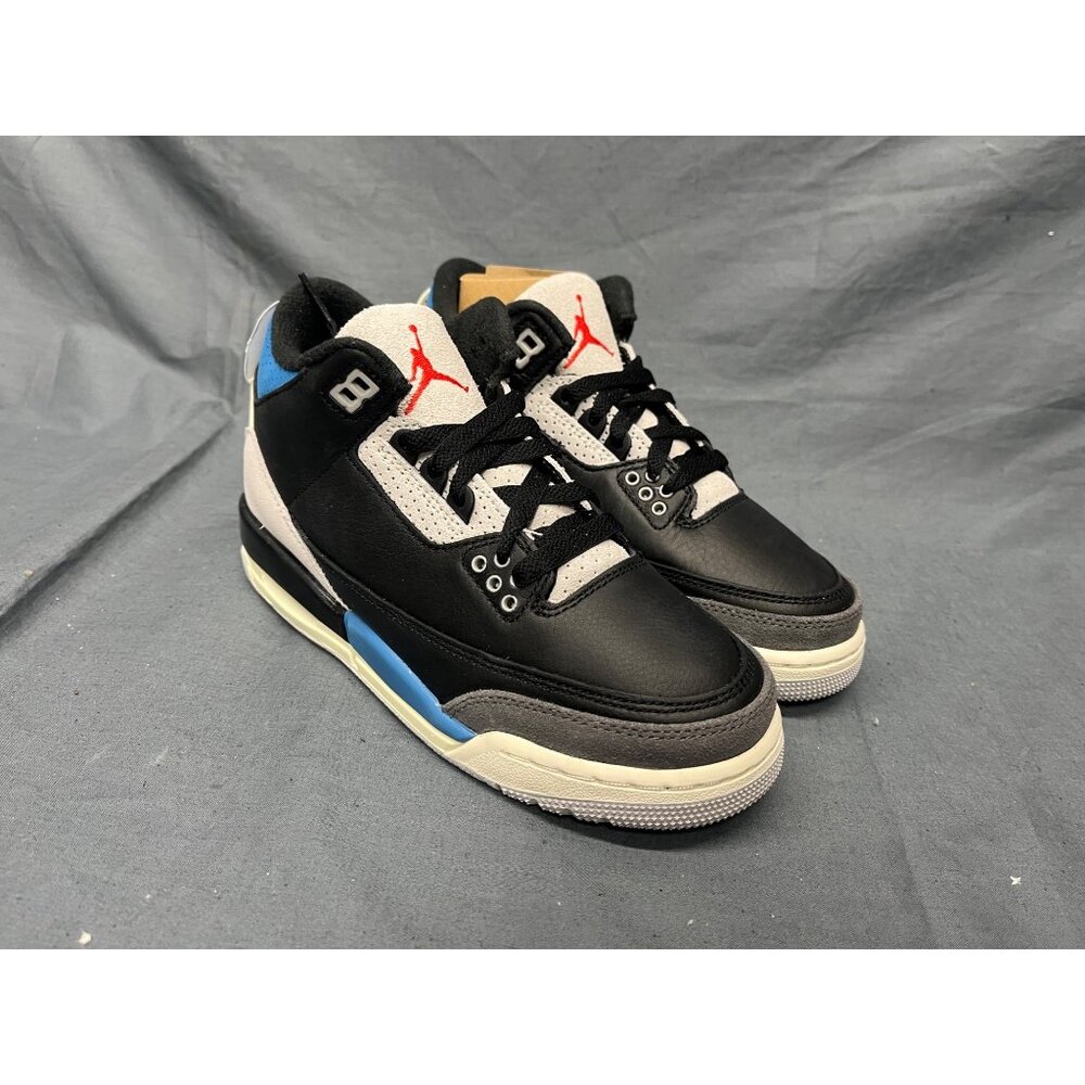 Nike Boys Air Jordan 3 Retro OG (GS) Sneakers Black Size 4 NEW NO BOX! - Picture 10 of 11